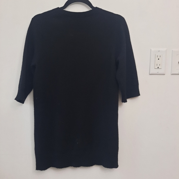 VINCE Elbow Sleeve Cashmere Tunic - Picture 6 of 9